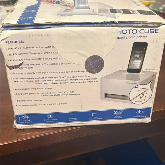 VuPoint Photo Cube Compact Printer - Picture 3 of 5